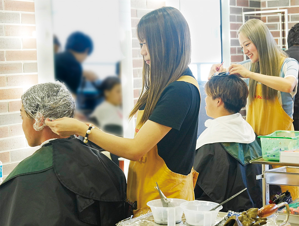 サロンワーク写真